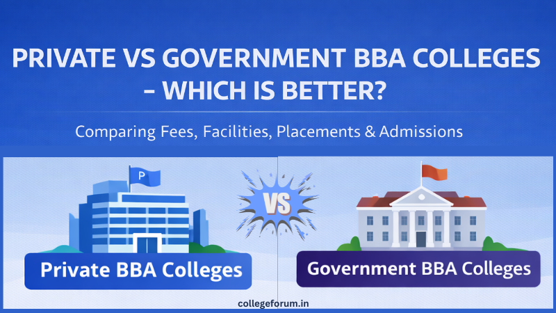 Private vs Government BBA Colleges