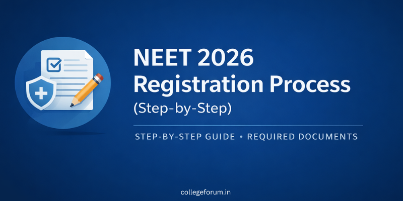 NEET 2026 Registration Process (Step-by-Step Guide)