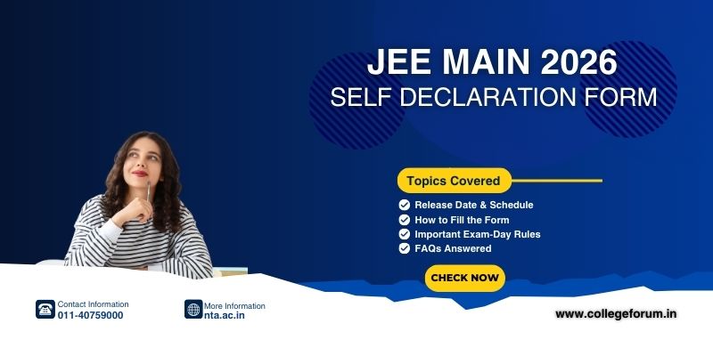 JEE Main 2026 Self-Declaration Form