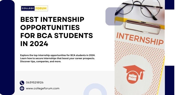 Internship Opportunities for BCA Students