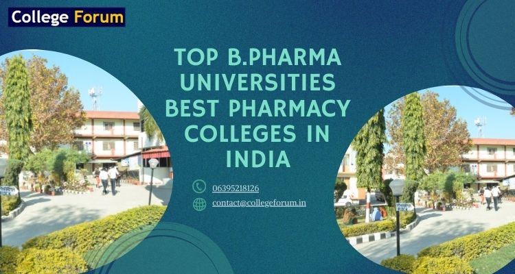 best Pharmacy colleges in India