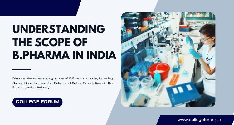 Scope of B.Pharma in India