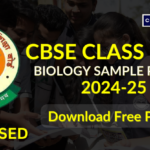 Biology sample paper class 12 2025