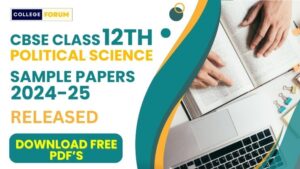 Political Science Pre-Board Sample Paper 2025 Class 12