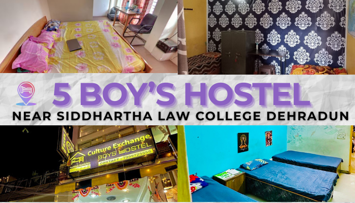 5 Boys Hostel near Siddhartha Law College Dehradun